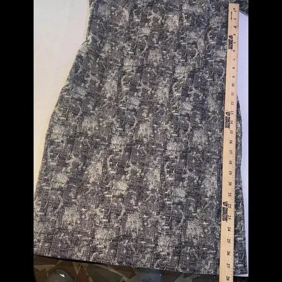 MM Lafleur Preppy Womens 6 Black Sheath Career Business Casual Capsule Dress - Picture 11 of 14